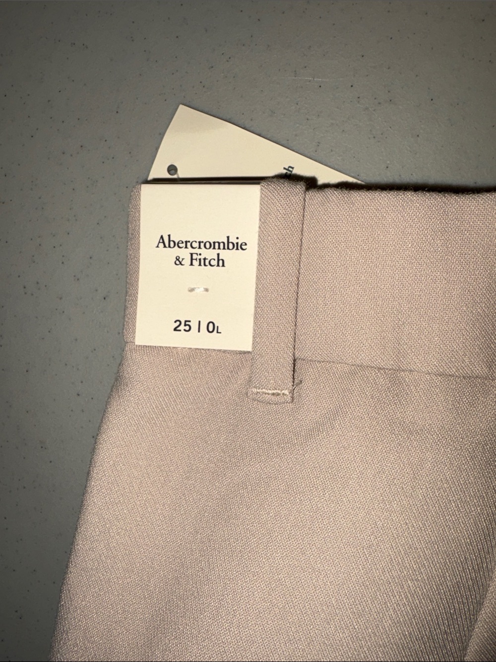 Abercrombie & Fitch Woman’s 0 Long Khaki Wide Leg Trousers - Picture 3 of 5